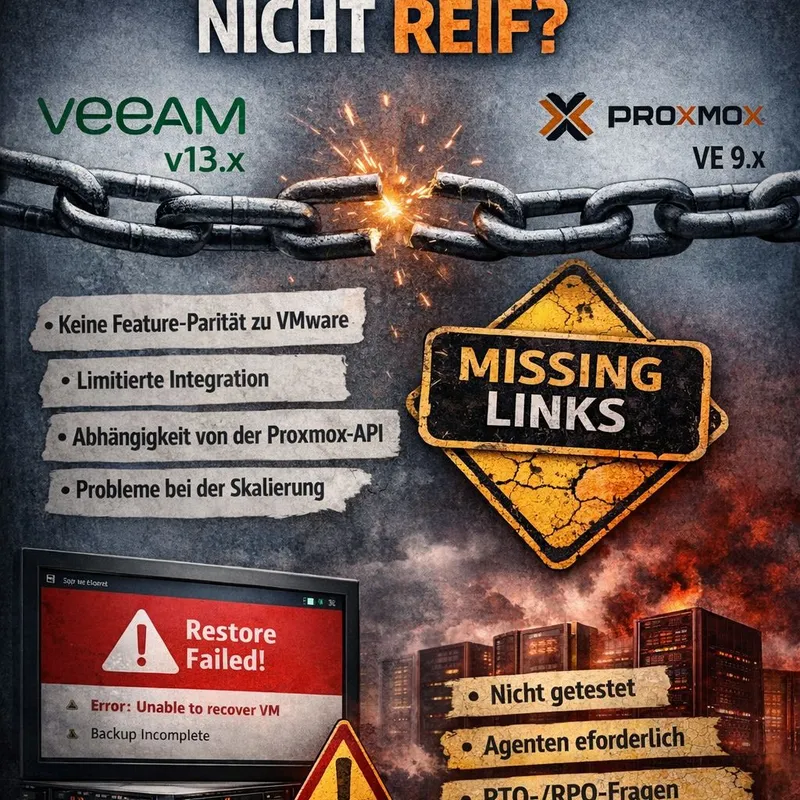 Related to backup funktioniert schon – bis zum ersten restore