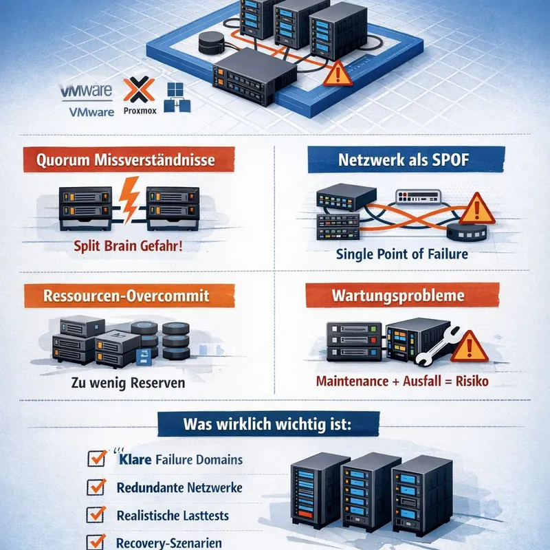 Related to hochverfügbarkeit beginnt nicht beim dritten node – sondern bei der planung