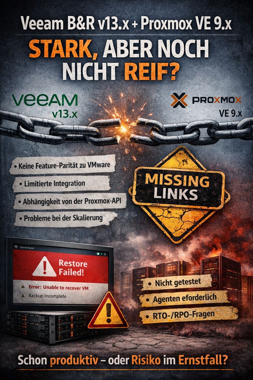 Backup funktioniert schon – bis zum ersten Restore